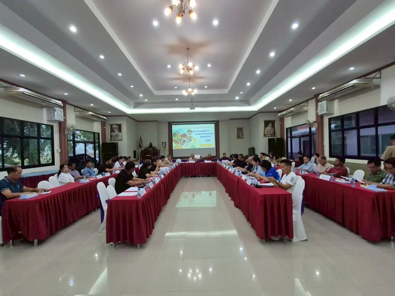 ประชุมการติดตามการจัดงาน โครงการนมัสการและสรงน้ำพระธาตุจอมสวรรค์ 2569